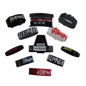13 Wristbands Pierce the Veil Sleeping with Sirens Motionless in White etc.#BB13